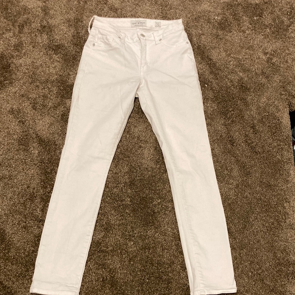 Lucky brand white jeans